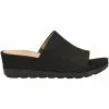 Comfortiva Pax Sandals - Womens Black Nubuck