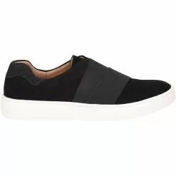 Comfortiva Tamyra Slip On Casual Shoes - Womens Black Suede