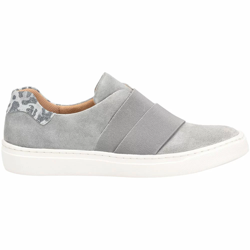 Comfortiva Tamyra Slip On Casual Shoes - Womens Grey Suede