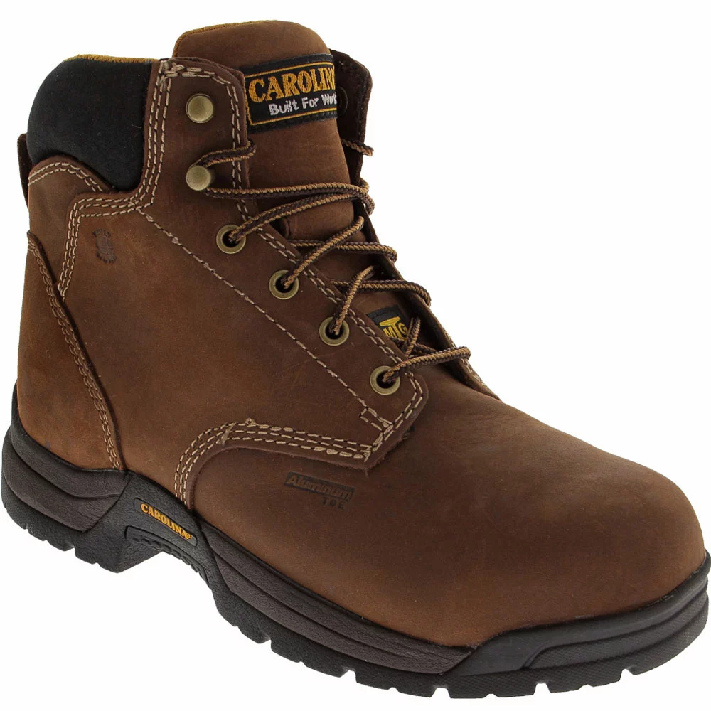 Carolina Boots Carolina CA1428 Womens 5" EH Internal Met Guard Brown - Image 2