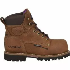 Carolina Boots Carolina CA1630 Womens 6" WP Comp Toe Work Boots Dark Brown