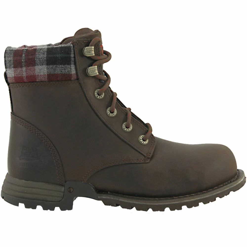 Caterpillar Footwear Kenzie Safety Toe Work Boots - Womens Bark
