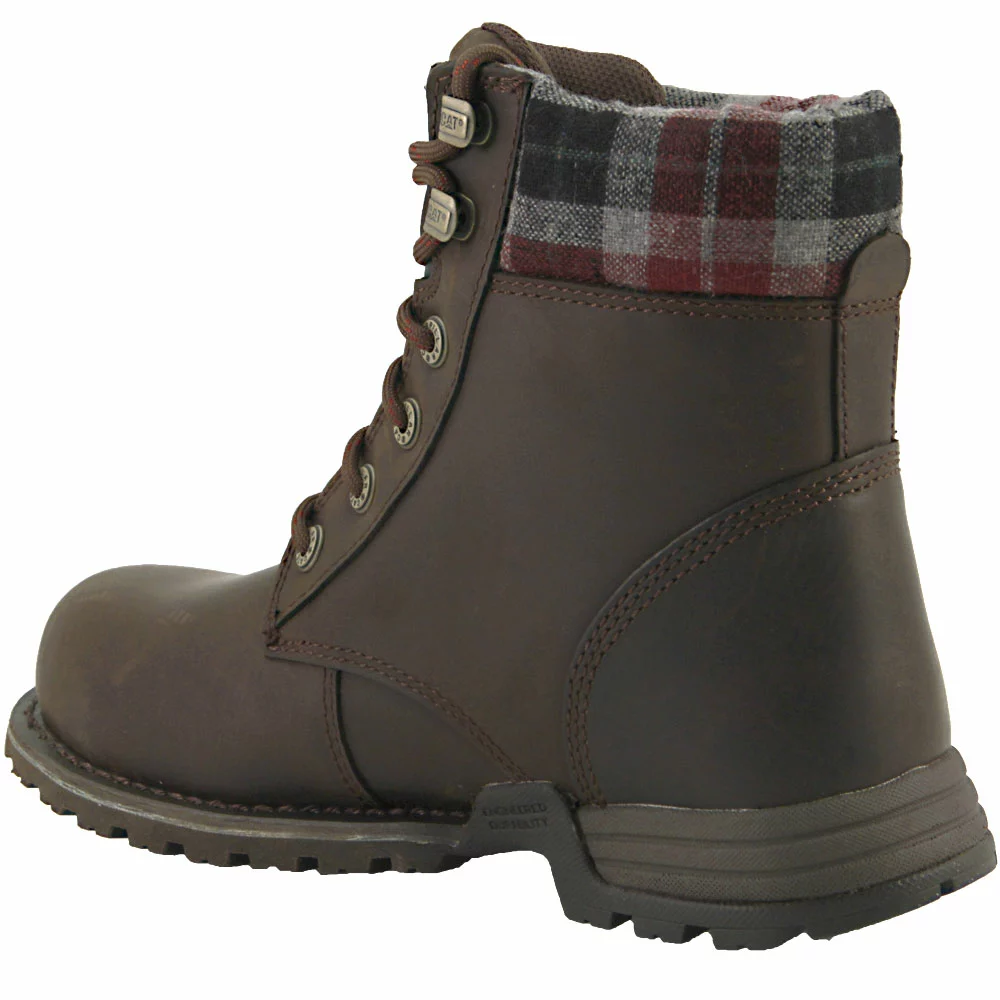 Caterpillar Footwear Kenzie Safety Toe Work Boots - Womens Bark - Image 3
