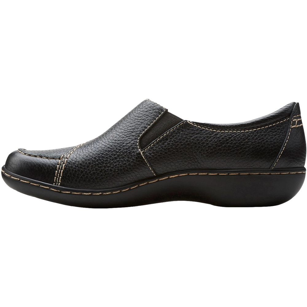 Clarks Ashland Lane Q Slip On Casual Shoes - Womens Black - Image 3