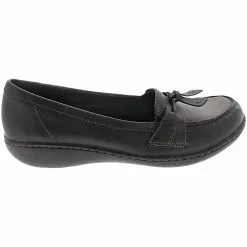 Clarks Ashland Bubble Slip On Casual Shoes - Womens Black