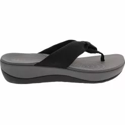 Clarks Arla Glison Flip Flops - Womens Black