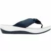 Clarks Arla Glison Flip Flops - Womens Blue White