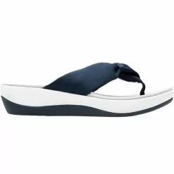 Clarks Arla Glison Flip Flops - Womens Blue White