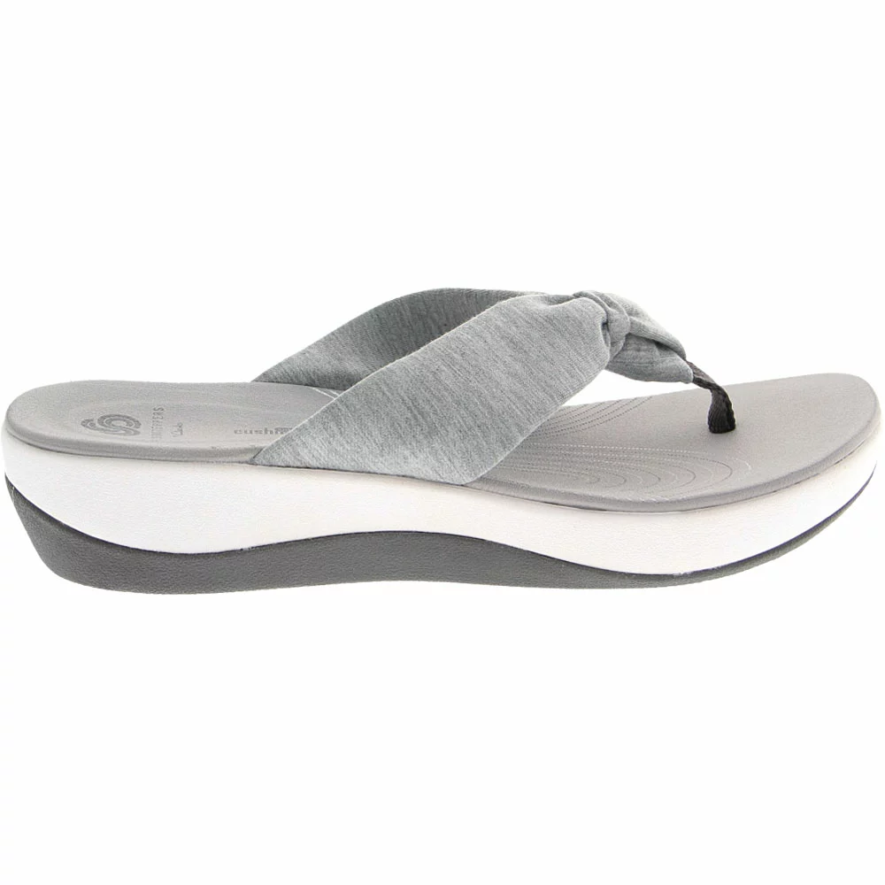 Clarks Arla Glison Flip Flops - Womens Grey