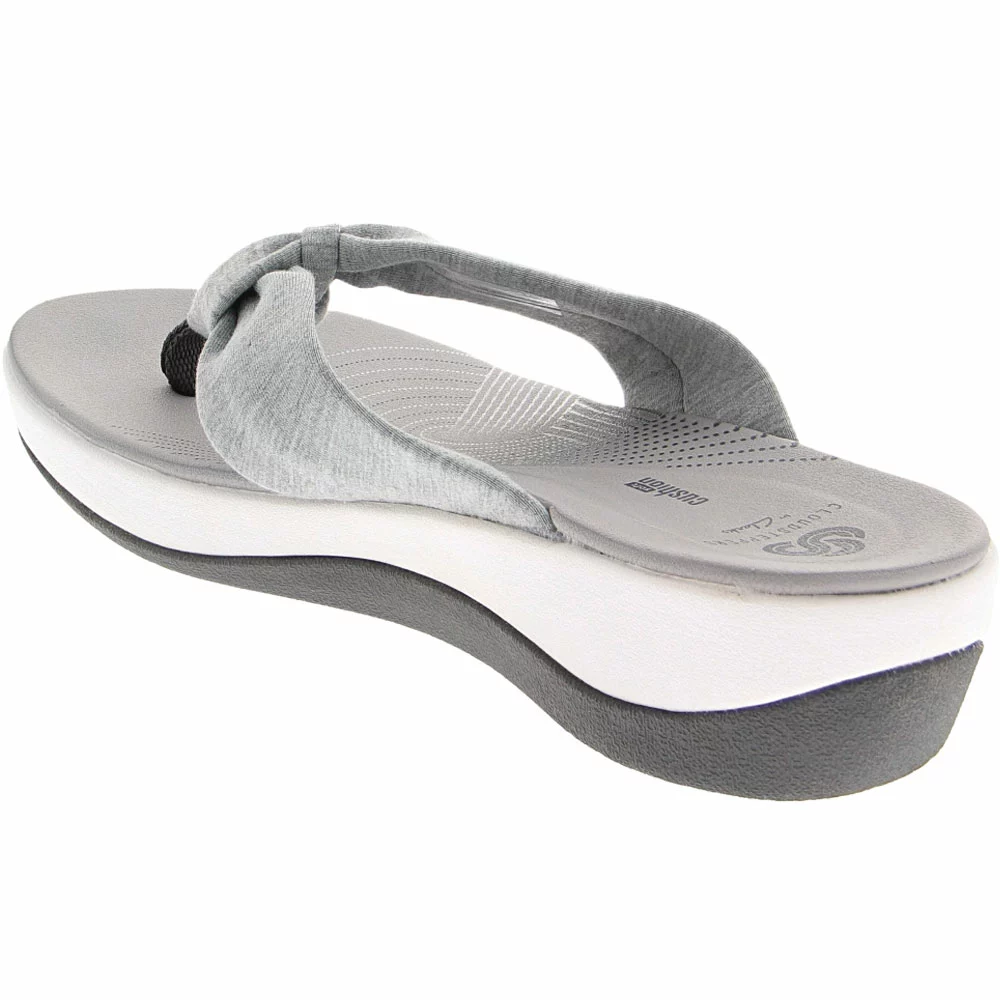 Clarks Arla Glison Flip Flops - Womens Grey - Image 3