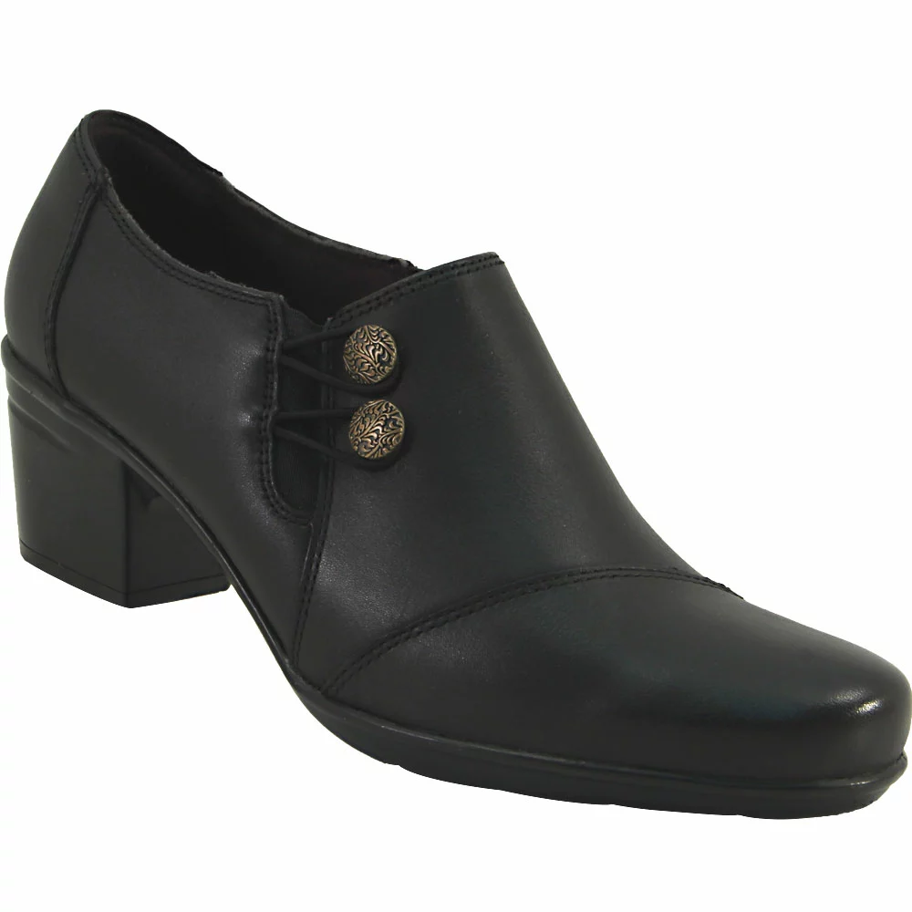 Clarks Emslie Warren Casual Dress Shoe - Womens Black - Image 2