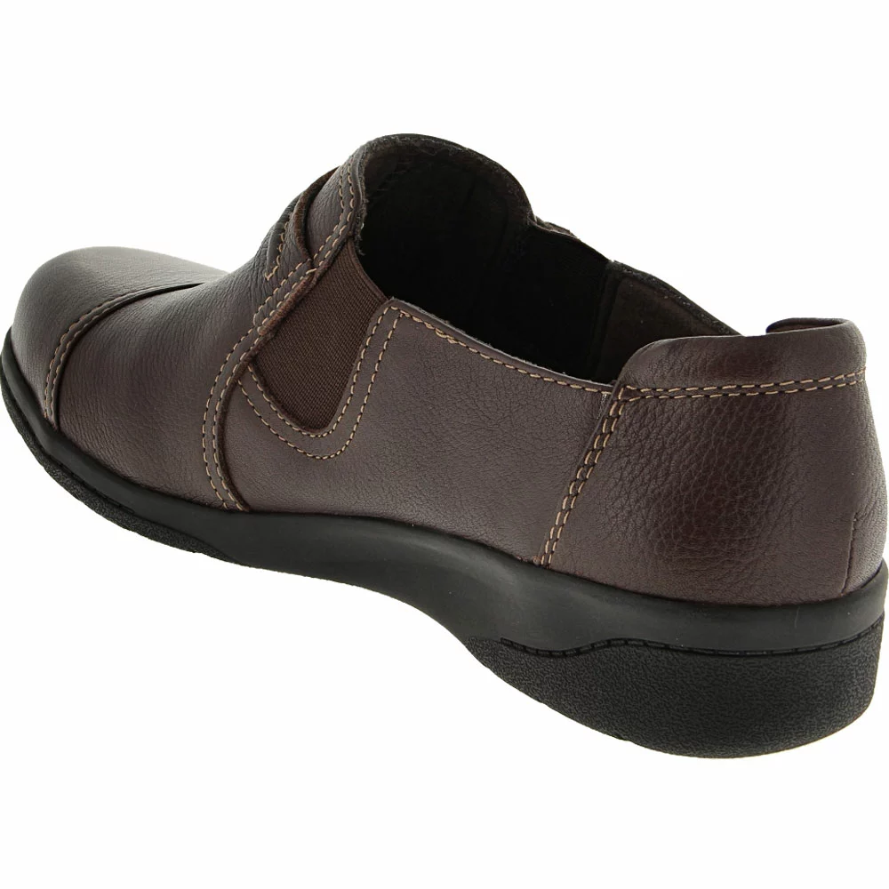 Clarks Cheyn Madi Ortholite SlipOn Casual Shoes - Womens Brown - Image 3