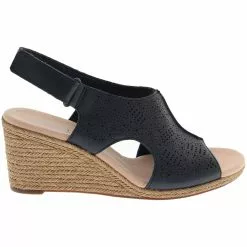 Clarks Lafley Rosen Sandals - Womens Navy