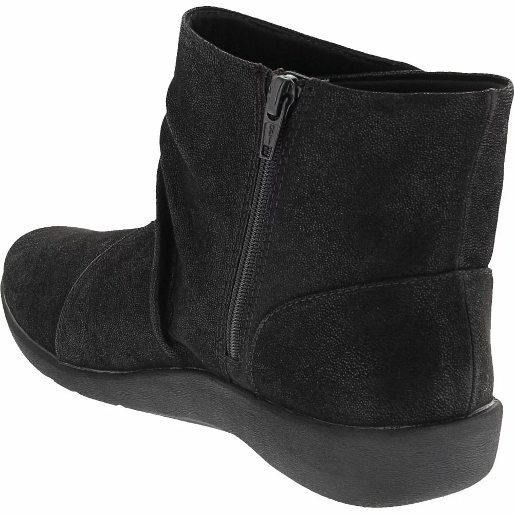 Clarks Sillian Tana Ankle Boots - Womens Black - Image 3