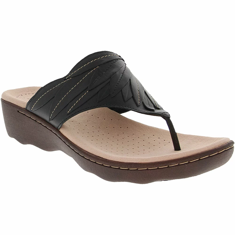 Clarks Phebe Pearl Sandals - Womens Black - Image 2