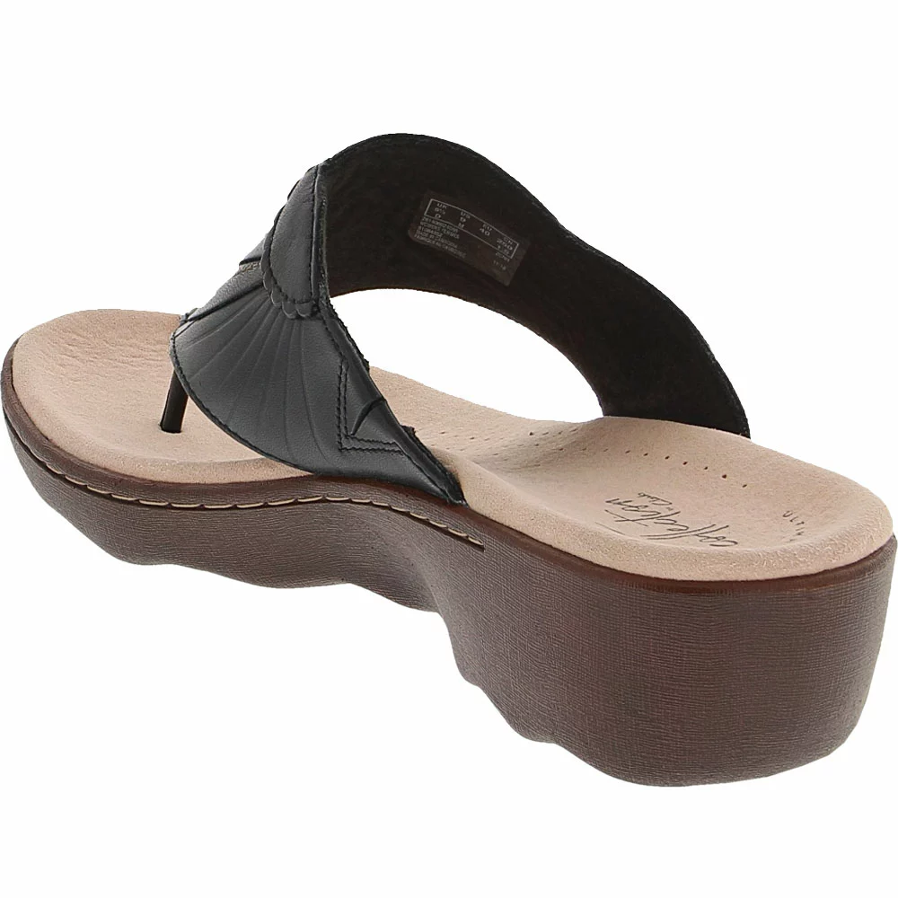 Clarks Phebe Pearl Sandals - Womens Black - Image 3