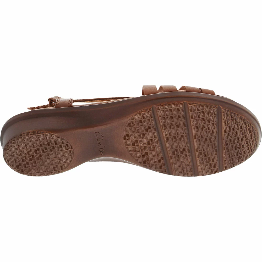 Clarks Loomis Cassey Sandals - Womens Tan - Image 4