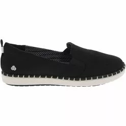 Clarks Step Glow Slip Slip On Casual Shoes - Womens Black