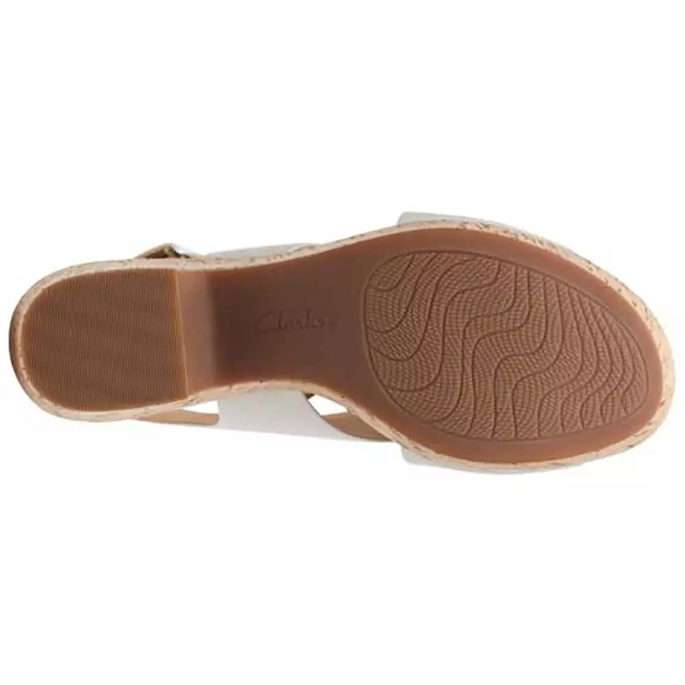 Clarks Maritsa Lara Sandals - Womens White - Image 4