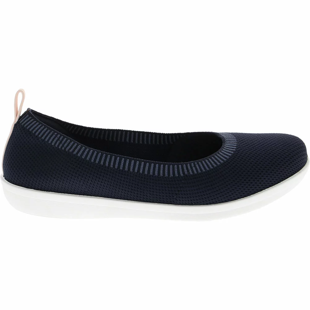 Clarks Ayla Paige Slip On Casual Shoes - Womens Navy