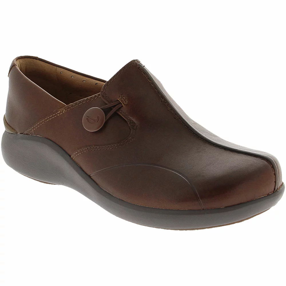 Unstructured By Clarks Loop 2 Walk Slip On Casual Shoes - Womens Brown - Image 2