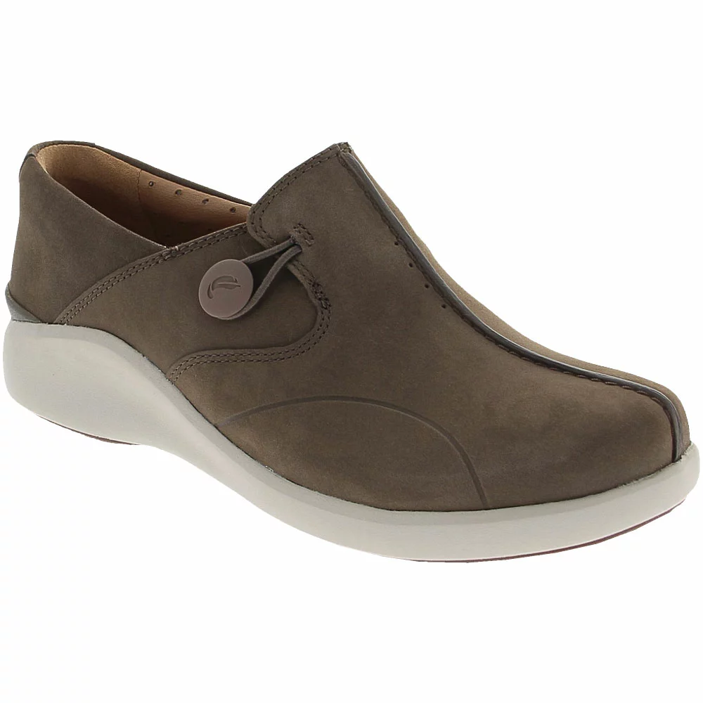 Unstructured By Clarks Loop 2 Walk Slip On Casual Shoes - Womens Taupe - Image 2