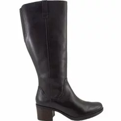 Clarks Hollis Moon Tall Dress Boots - Womens Black
