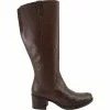 Clarks Hollis Moon Tall Dress Boots - Womens Mahogany