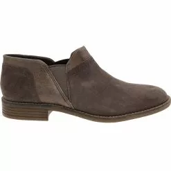 Clarks Camzin Mix Slip On Casual Shoes - Womens Taupe
