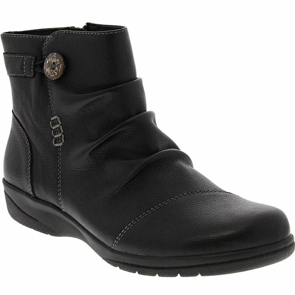 Clarks Cheyn Zoe Ankle Boots - Womens Black - Image 2