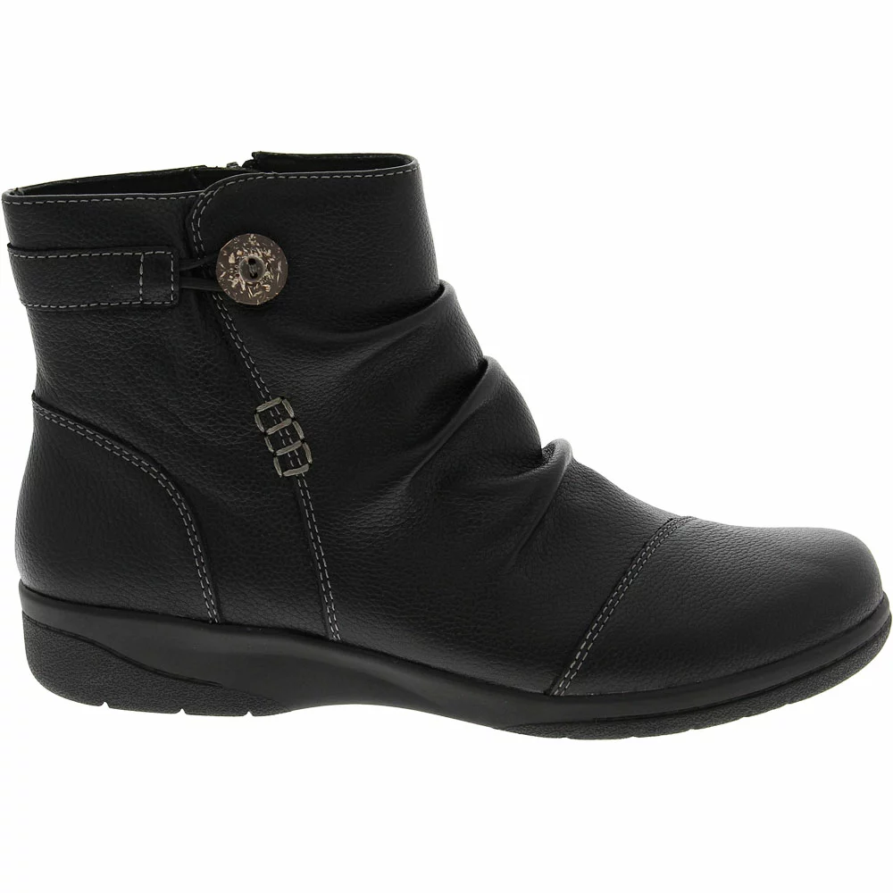 Clarks Cheyn Zoe Ankle Boots - Womens Black