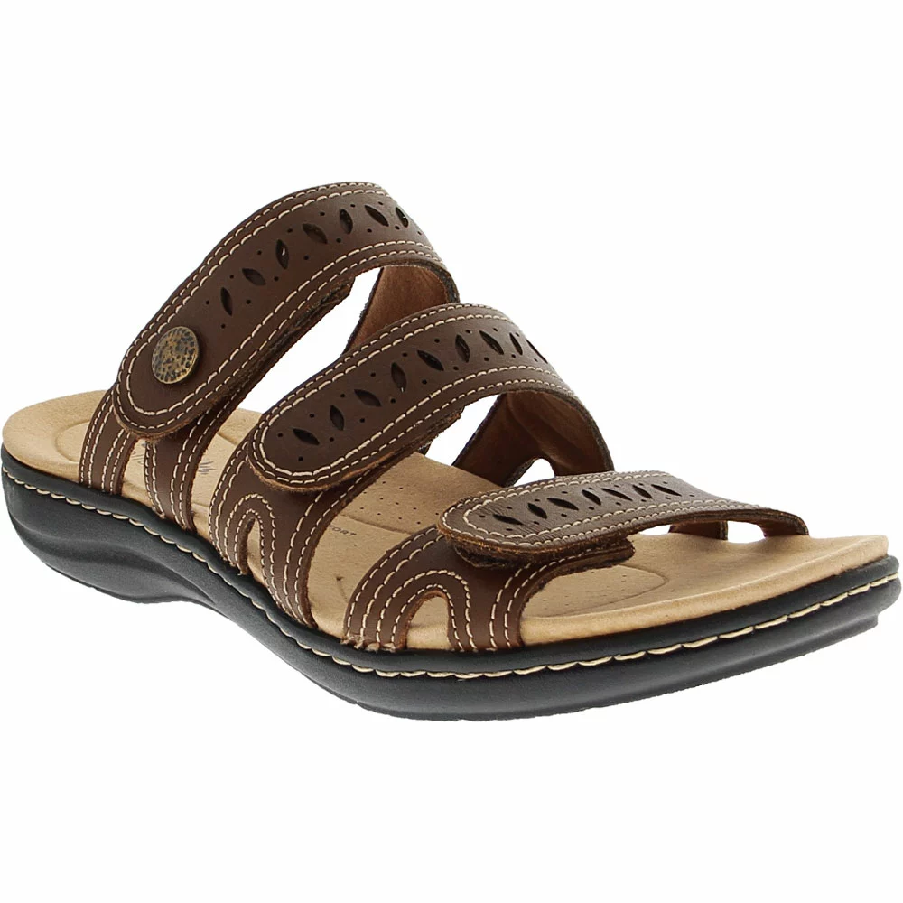 Clarks Laurieann Dee Sandals - Womens Mahogany - Image 2