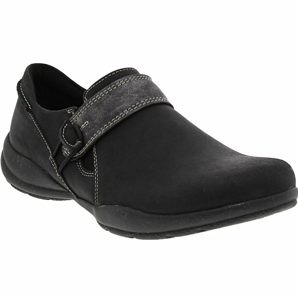Clarks Roseville Dot Womens Slip On Casual Shoe Black - Image 2