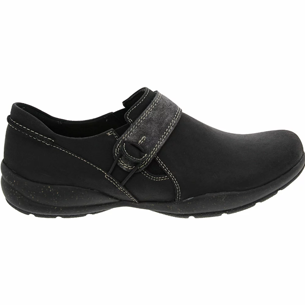 Clarks Roseville Dot Womens Slip On Casual Shoe Black