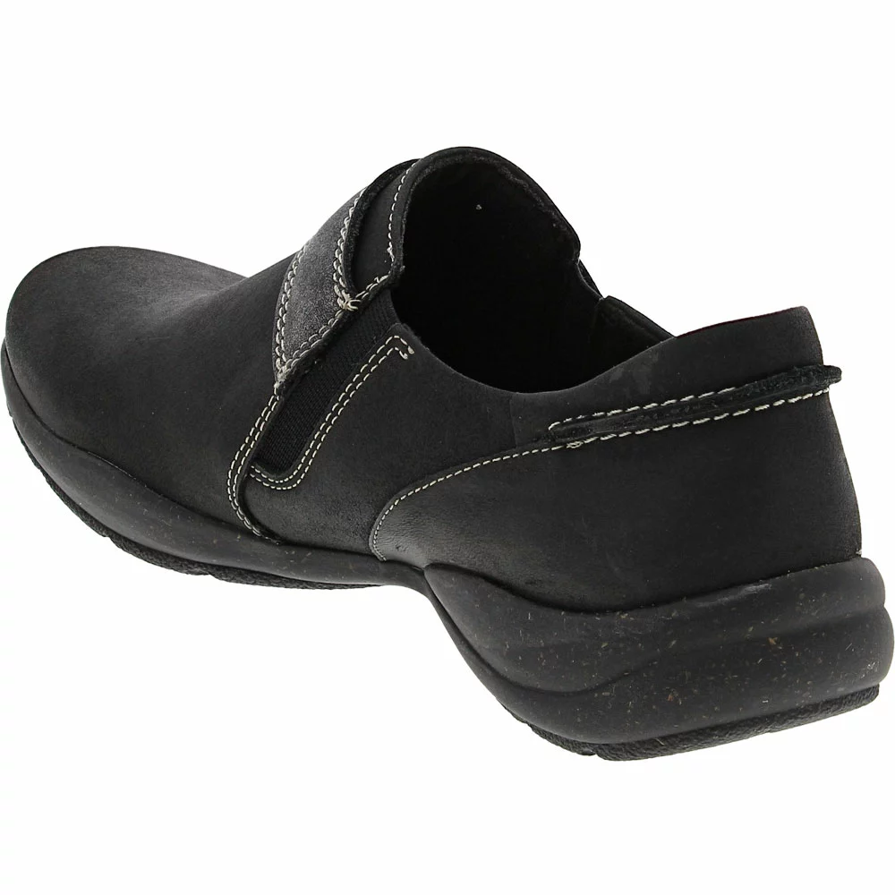 Clarks Roseville Dot Womens Slip On Casual Shoe Black - Image 3