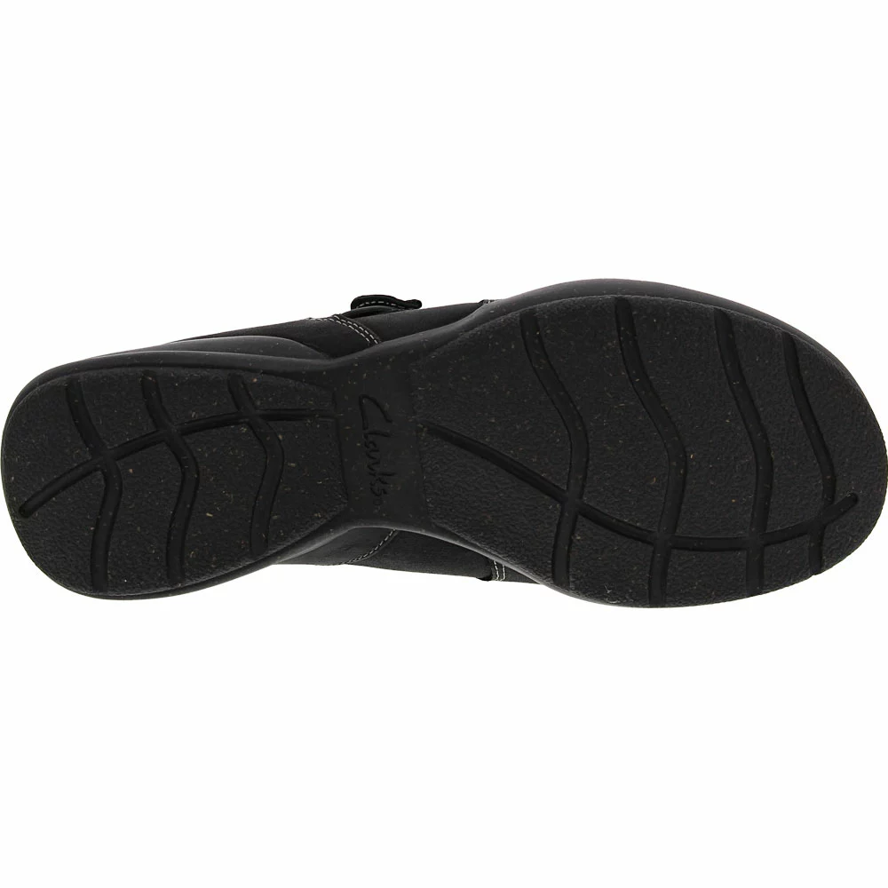 Clarks Roseville Dot Womens Slip On Casual Shoe Black - Image 4