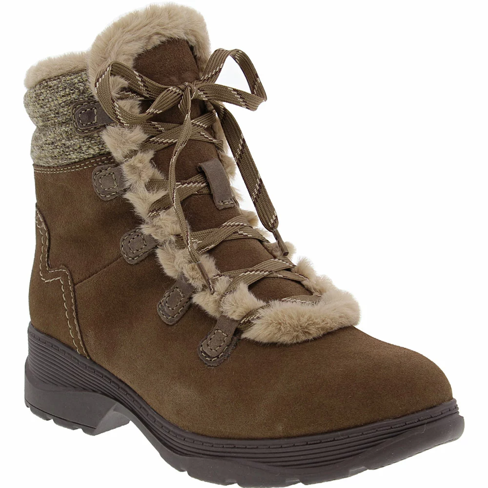 Clarks Aveleigh Zip Wp Winter Boots - Womens Taupe - Image 2