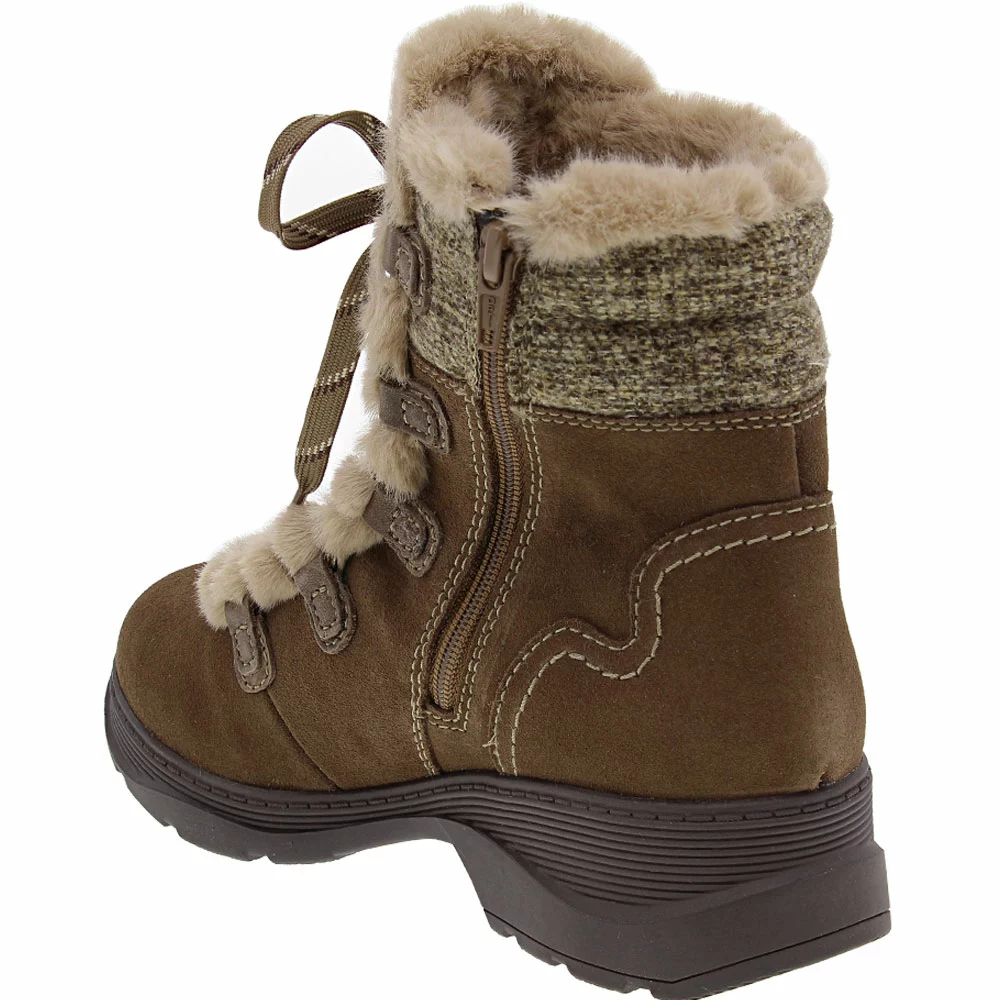 Clarks Aveleigh Zip Wp Winter Boots - Womens Taupe - Image 3