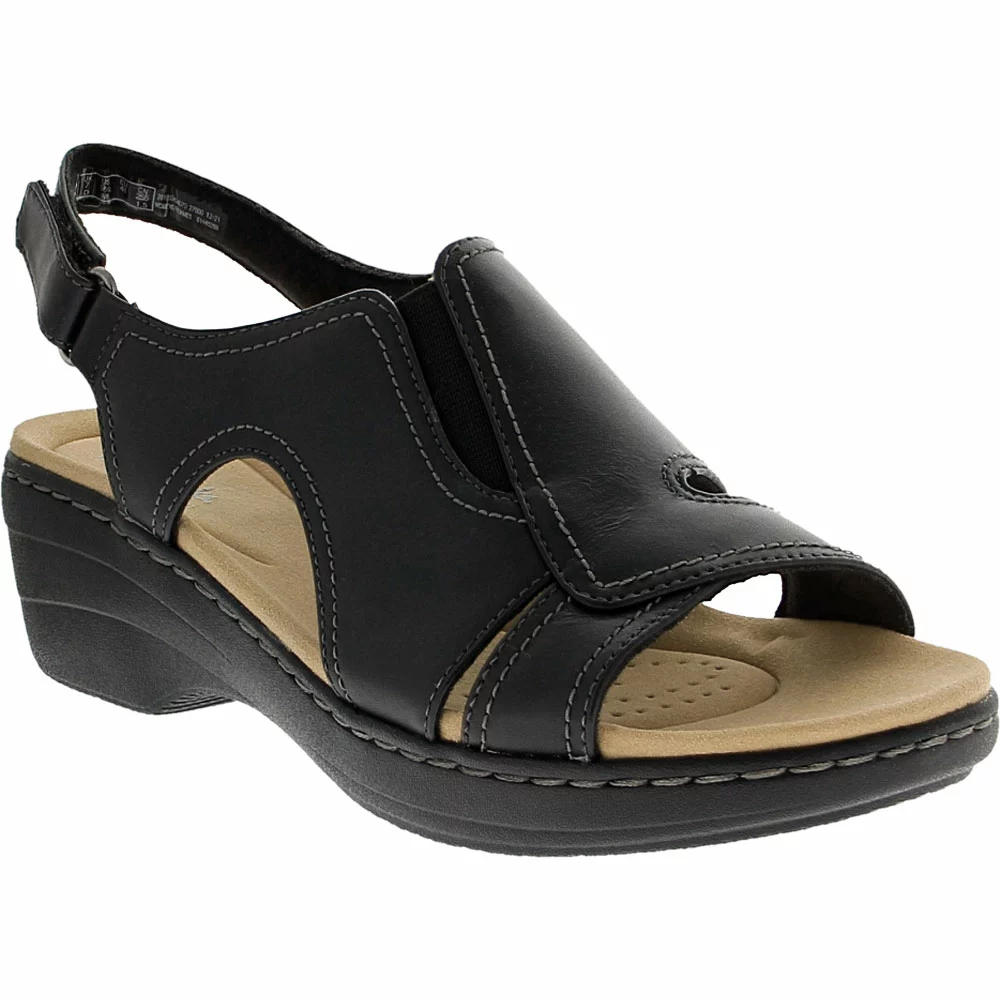 Clarks Merliah Style Sandals - Womens Black - Image 2