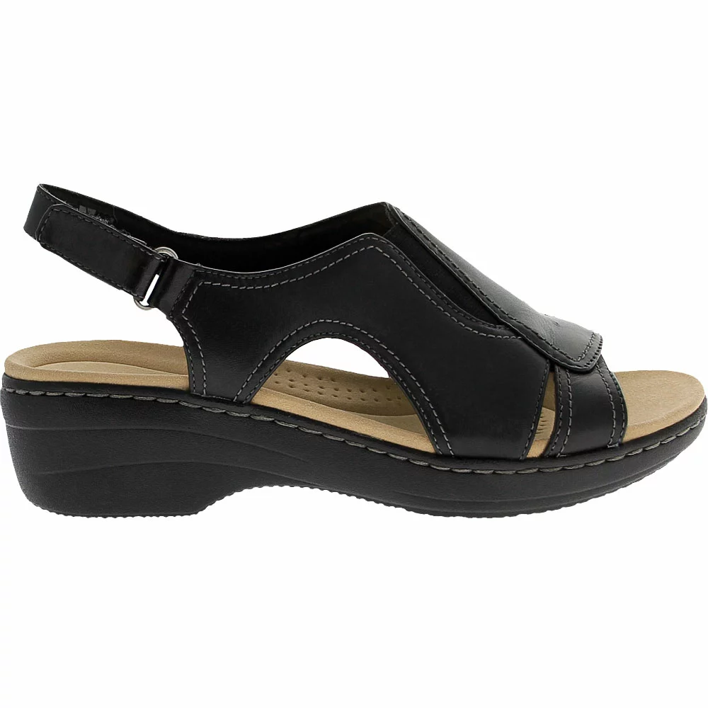 Clarks Merliah Style Sandals - Womens Black