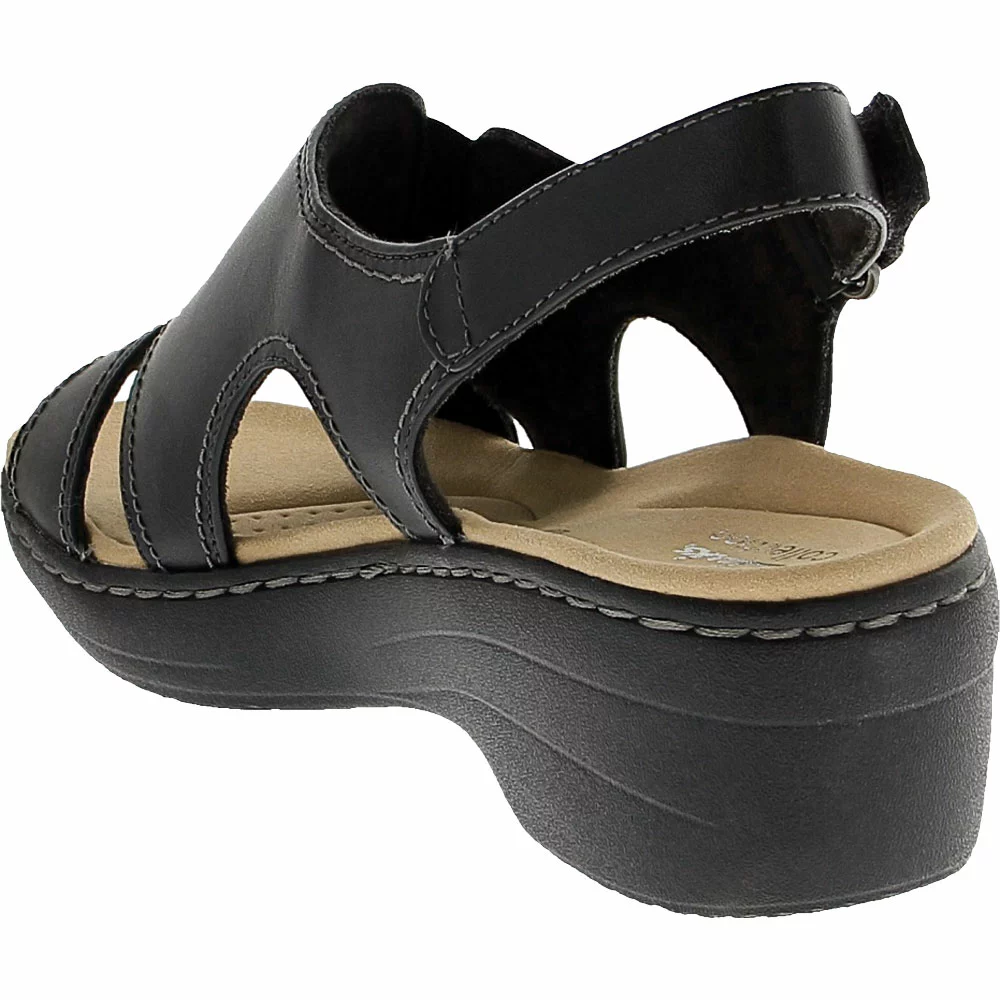 Clarks Merliah Style Sandals - Womens Black - Image 3
