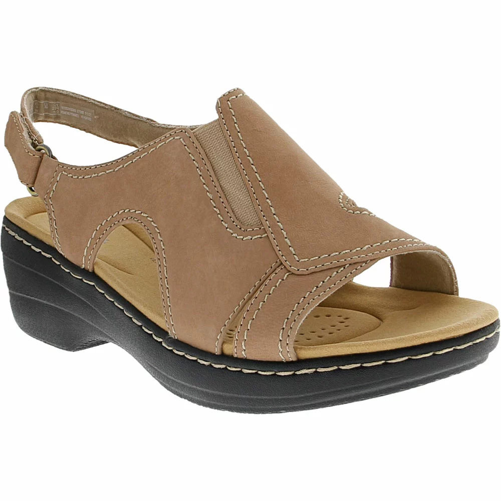 Clarks Merliah Style Sandals - Womens Sand - Image 2