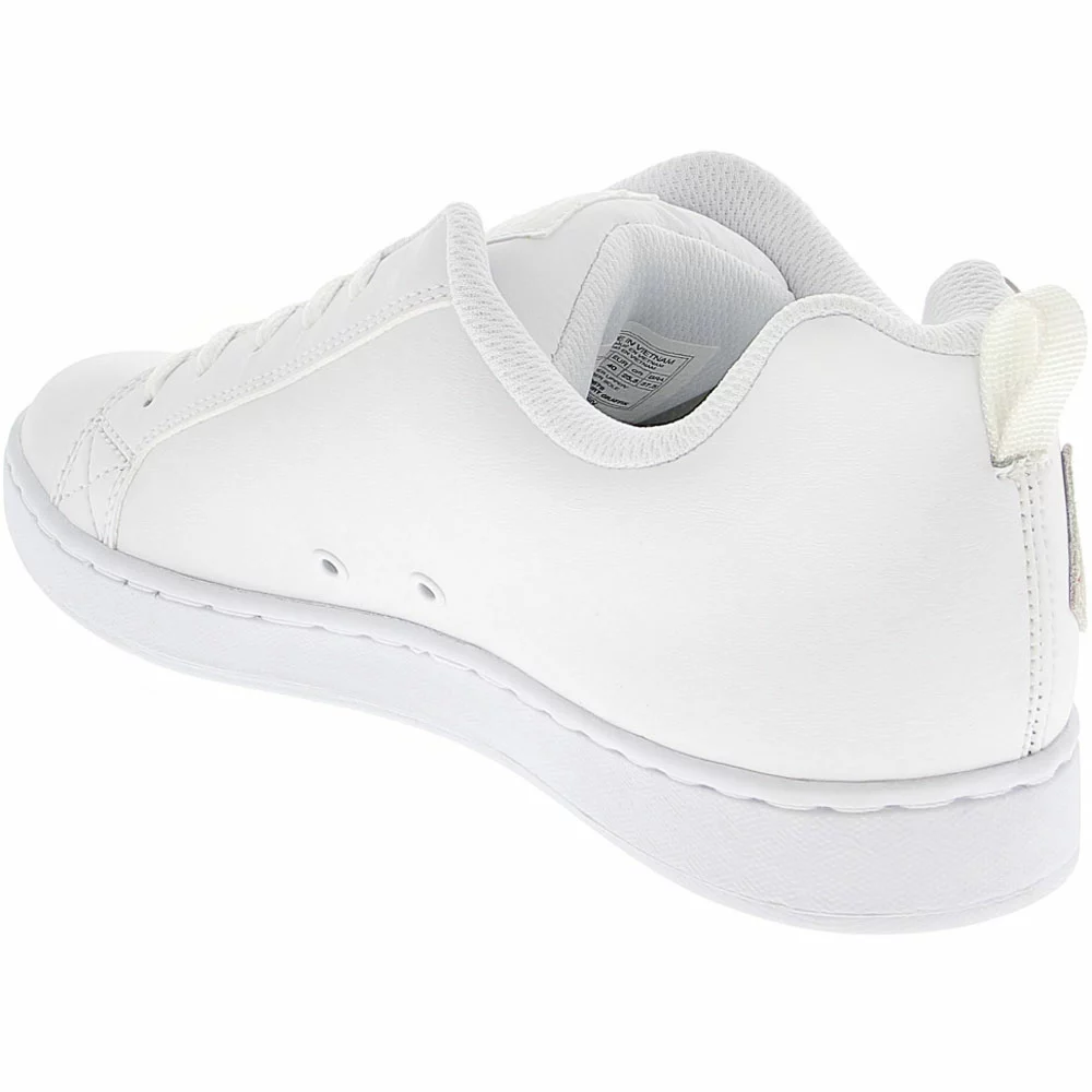DC Shoes Court Graffik Skate Shoes - Womens White Rainbow - Image 3
