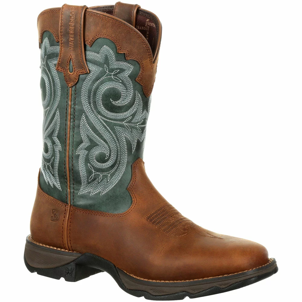 Durango Boots Durango Lady Rebel Evergreen Womens Western Boots Brown Evergreen - Image 2