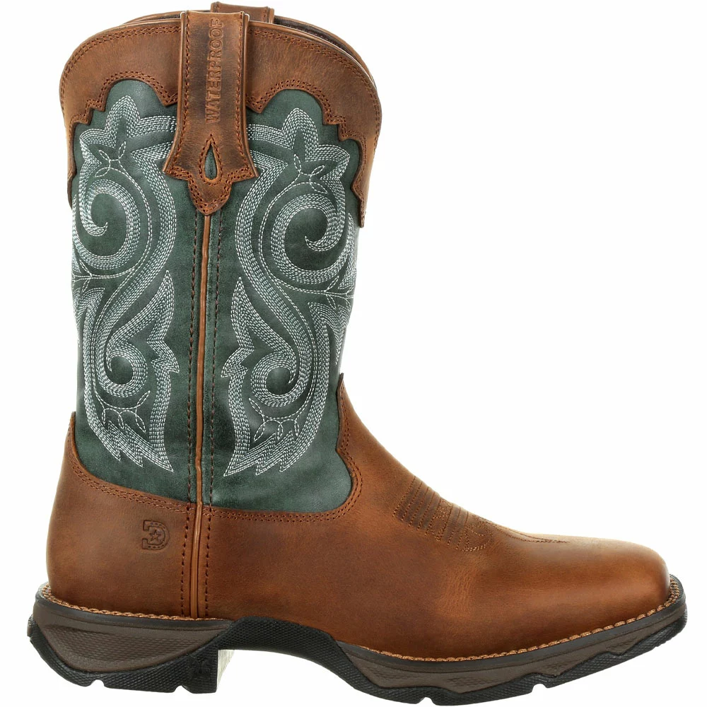 Durango Boots Durango Lady Rebel Evergreen Womens Western Boots Brown Evergreen