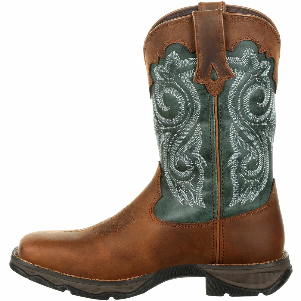 Durango Boots Durango Lady Rebel Evergreen Womens Western Boots Brown Evergreen - Image 3
