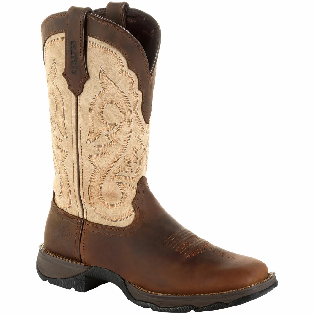 Durango Boots Durango Lady Rebel Taupe Womens Western Boots Bark Brown Taupe - Image 2