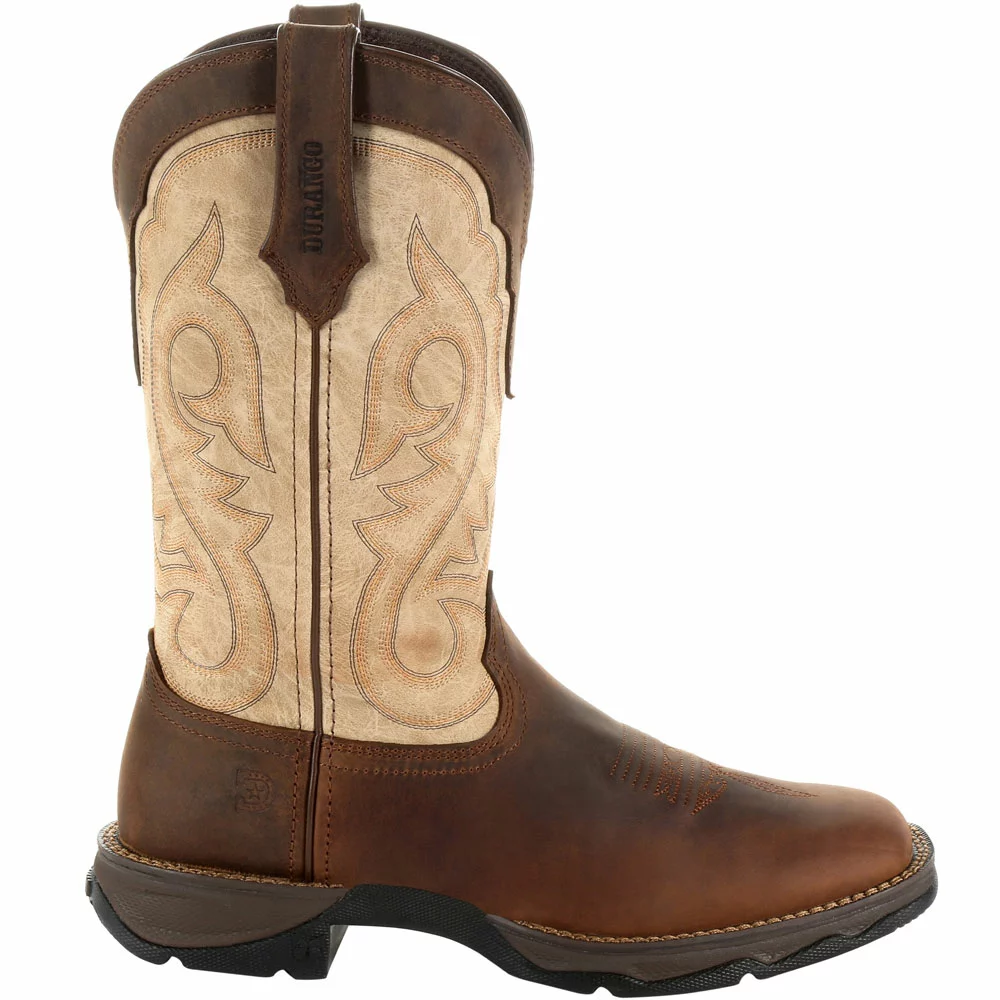 Durango Boots Durango Lady Rebel Taupe Womens Western Boots Bark Brown Taupe