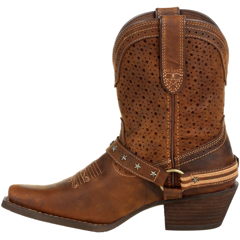 Durango Boots Durango Crush Western Boots Shoes - Womens Bomber Brown - Image 3