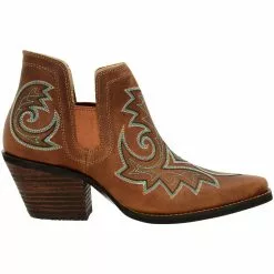 Durango Boots Durango Crush Brown Fashion Bootie Womens Western Boots Brown